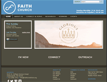 Tablet Screenshot of faithliveitout.org